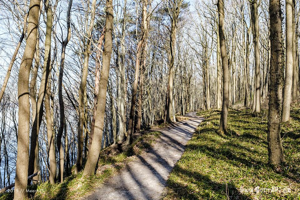 Unterwegs auf dem Fördestieg entlang der Flensburger Förde bei Glücksburg // Foto: MeerART / Ralph Kerpa