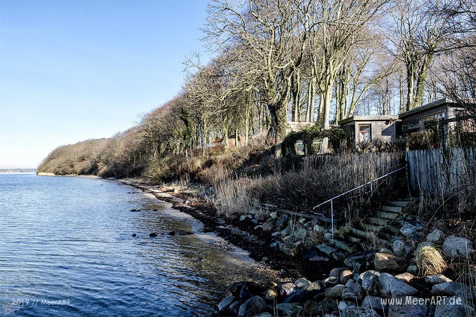 Unterwegs auf dem Fördestieg entlang der Flensburger Förde bei Glücksburg // Foto: MeerART / Ralph Kerpa