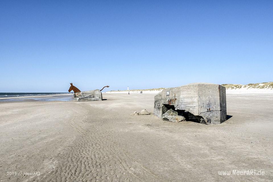 Ein schöner Frühlingstag an der dänischen Nordseeküste bei Blåvand in der Kommune Varde // Foto: MeerART / Ralph Kerpa