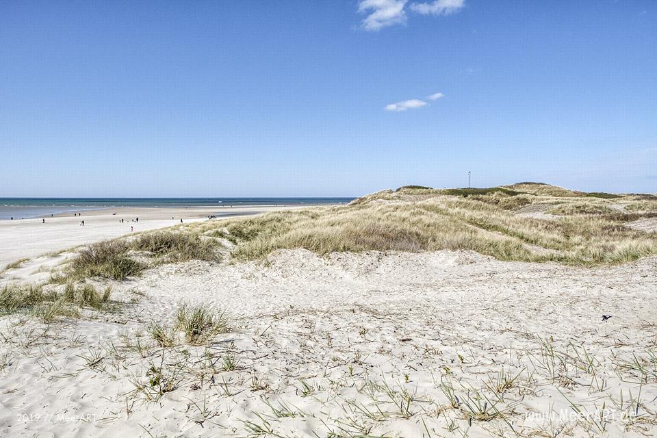 Ein schöner Frühlingstag an der dänischen Nordseeküste bei Blåvand in der Kommune Varde // Foto: MeerART / Ralph Kerpa