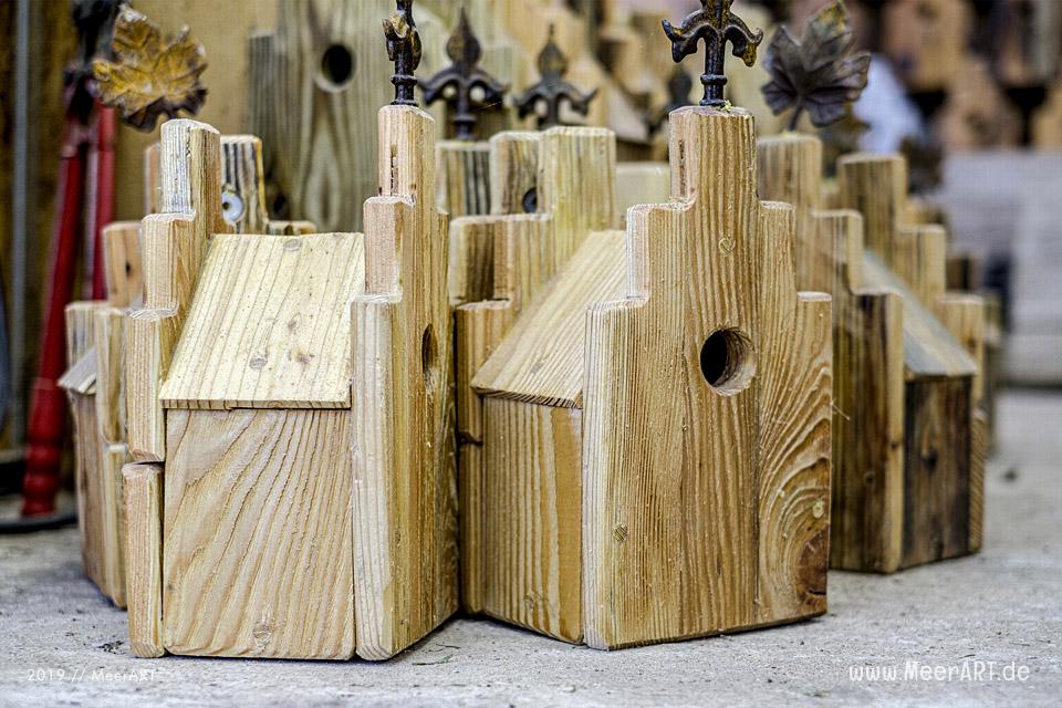 Nistkasten Vogelhäuschen Holz handgearbeitet im Nordsee Ostsee Design