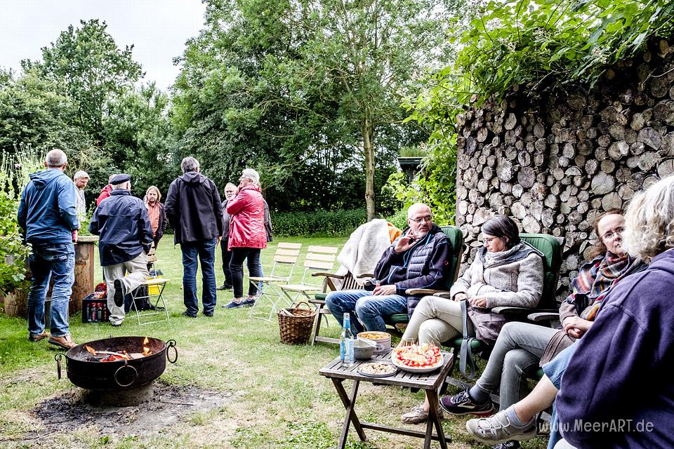 „Moin Nachbar“ der Nordfriesentreff beim Hardenhof // Foto: MeerART