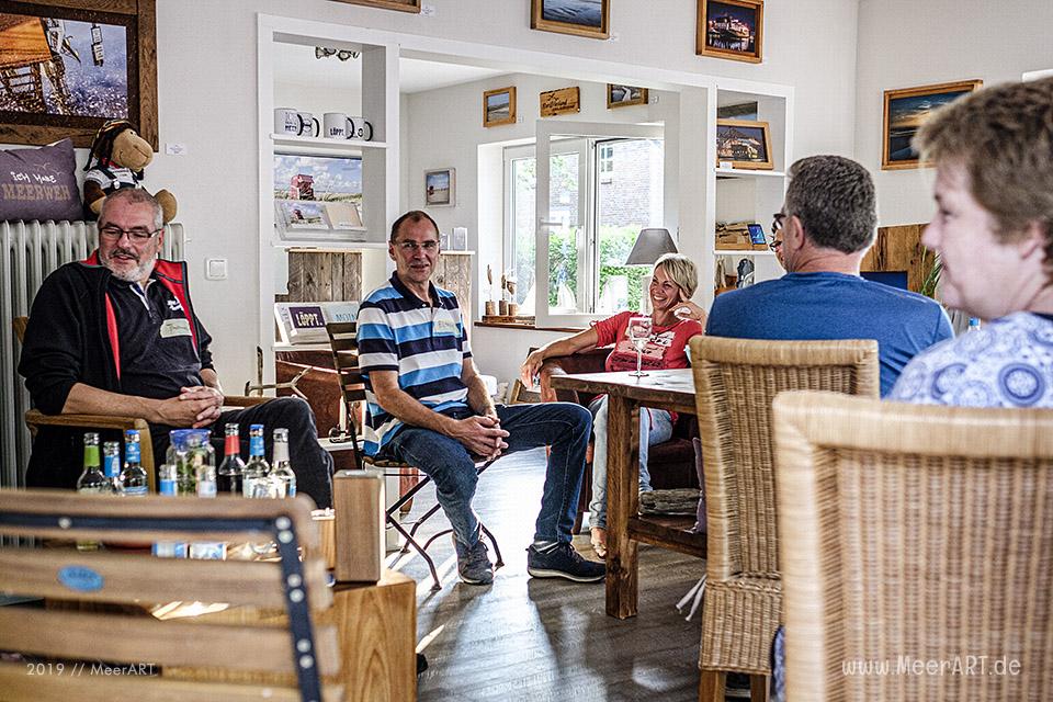 Abends im Atelier - Veranstaltung mit Marianne // Foto: MeerART