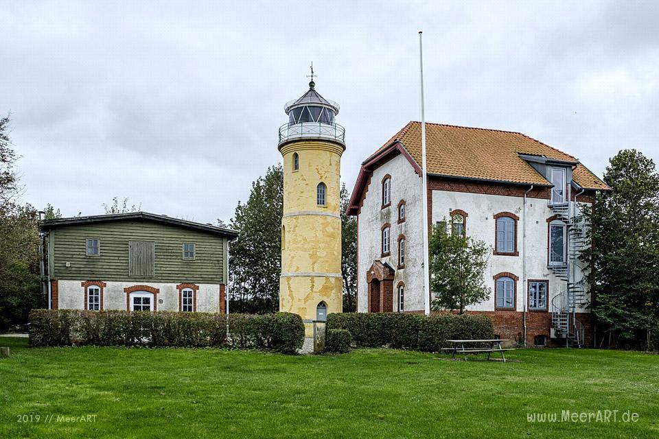 Der historische Leuchtturm Augustenhof Fyr // Foto: MeerART