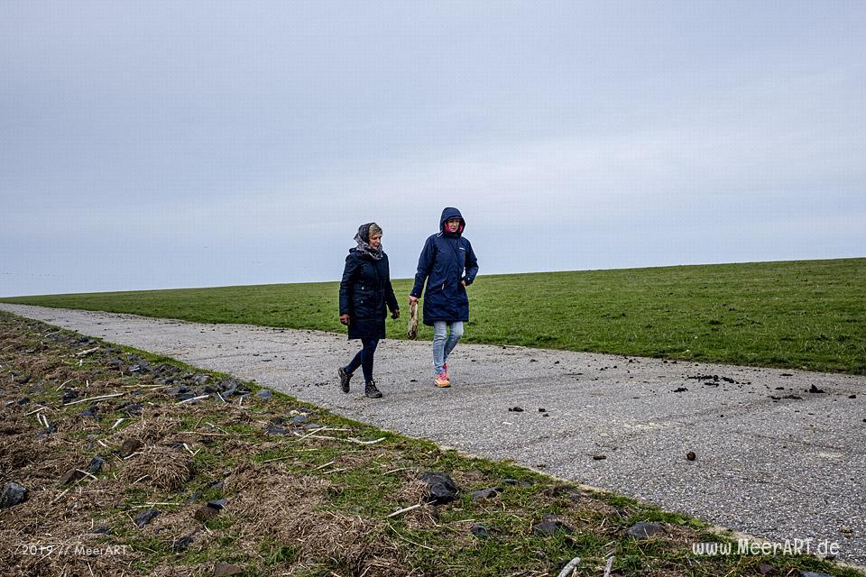 Vertiefen der dänisch-deutschen Sprachkenntnisse am Rickelsbüller Koog // Foto: MeerART