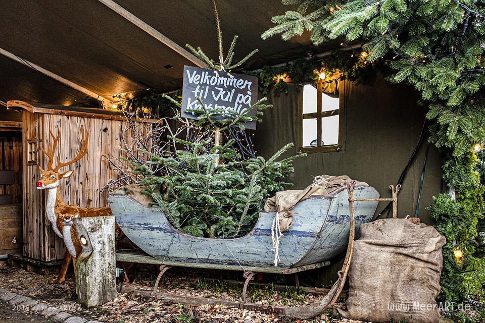 Weihnachtsmark auf den Gutshof Krusmølle in Sønderjylland // Foto: MeerART