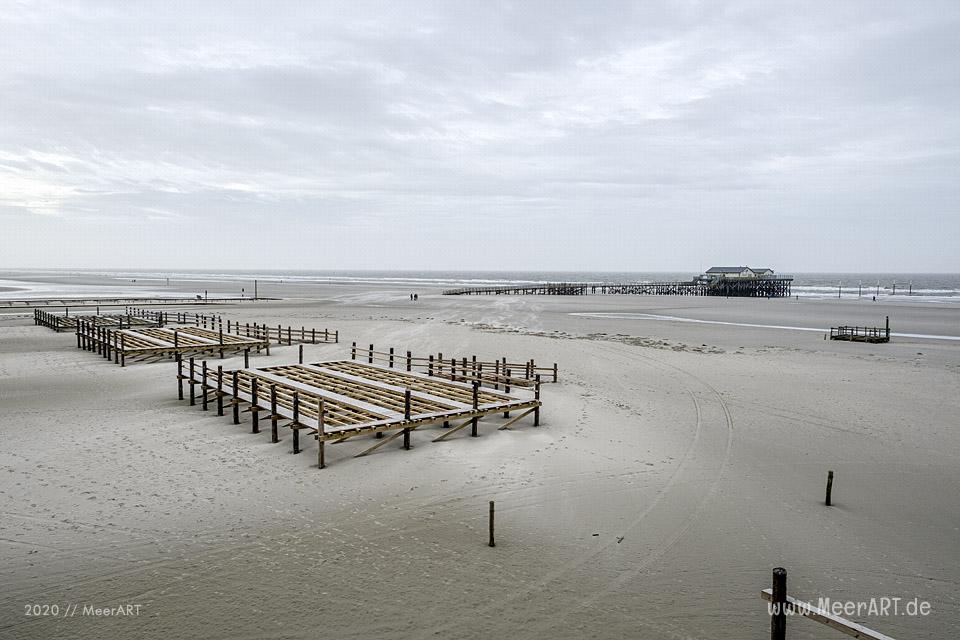 Winterausflug an den wunderbaren Strand von St. Peter-Ording // Foto: MeerART / Ralph Kerpa
