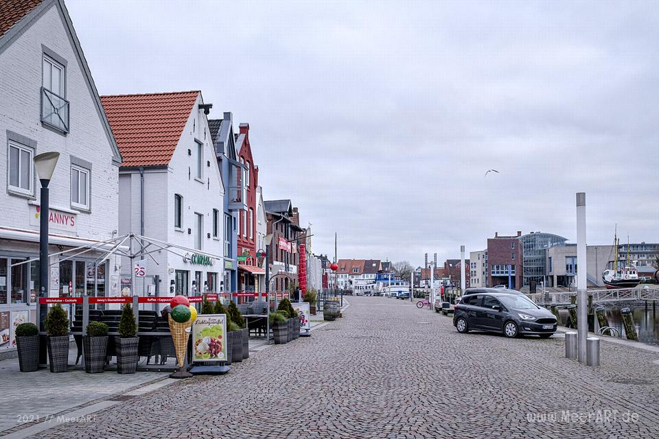Die graue Stadt am Meer im zweiten Lockdown wegen der Corona Pandemie // Foto: MeerART / Ralph Kerpa
