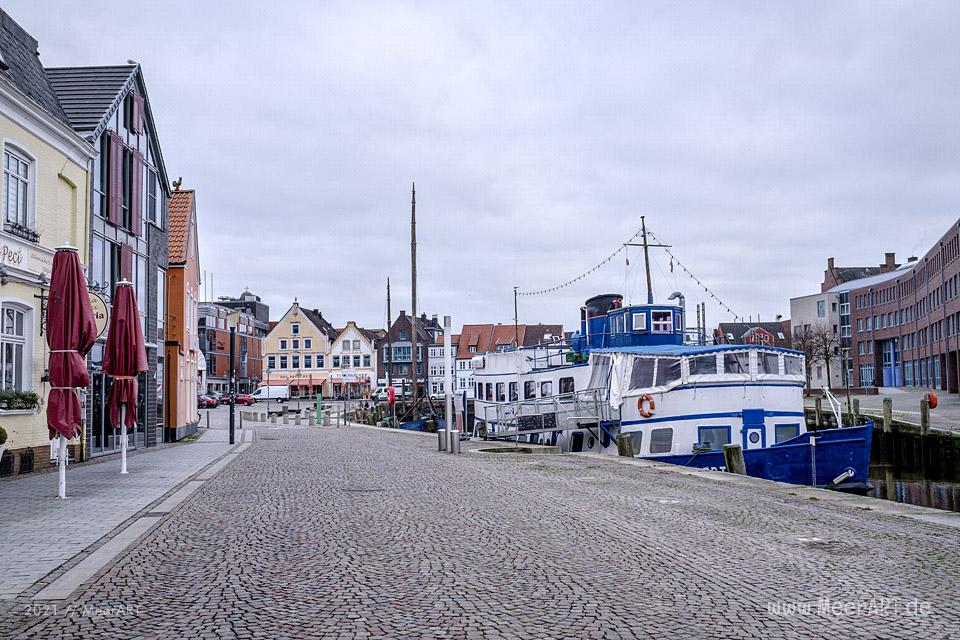 Die graue Stadt am Meer im zweiten Lockdown wegen der Corona Pandemie // Foto: MeerART / Ralph Kerpa