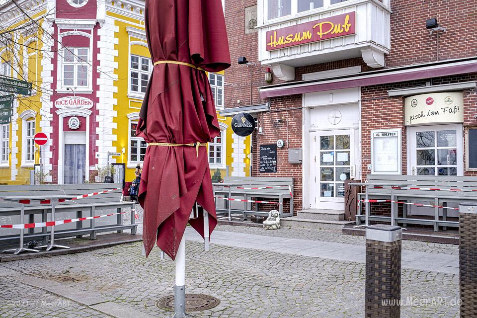 Die graue Stadt am Meer im zweiten Lockdown wegen der Corona Pandemie // Foto: MeerART / Ralph Kerpa