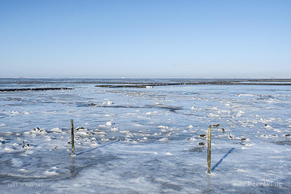 Winter 2021 in Schlüttsiel Nordfriesland // Foto: MeerART