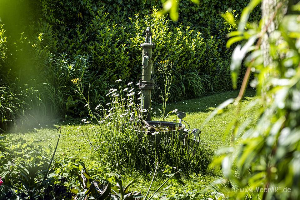 Der idyllische „MeerART-Garten“ in Langenhorn Nordfriesland // Foto: MeerART/Ralph Kerpa