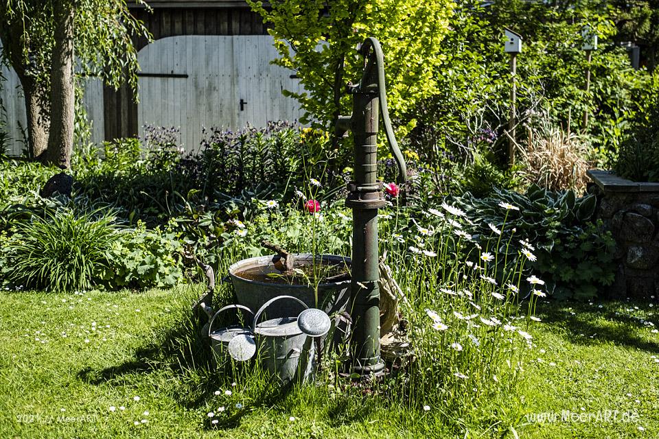 Der idyllische „MeerART-Garten“ in Langenhorn Nordfriesland // Foto: MeerART/Ralph Kerpa