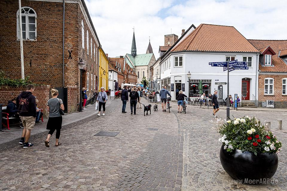 Ribe die älteste Stadt Dänemarks in Syddanmark // Foto: MeerART