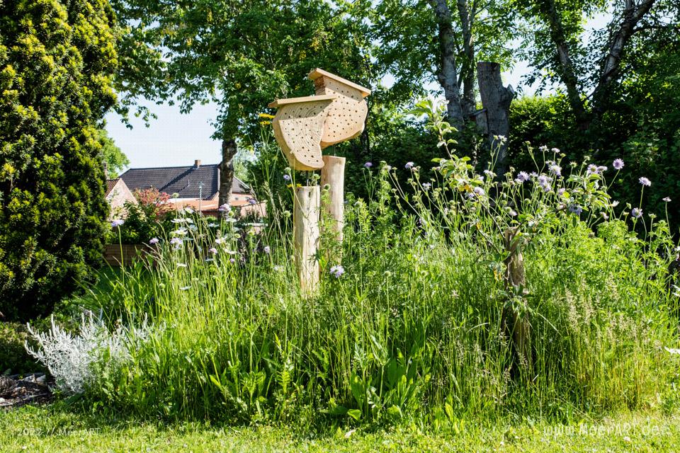 Das Atelier „MeerART för to Huus“ in Langenhorn an der Westküste (Nordfriesland) mit handgefertigten Wohn- und Gartenaccessoires sowie Rahmungen mit maritimen Motiven aus den Reportagen von den Küstenregionen an Nord- und Ostsee // Foto: MeerART / Ralph Kerpa
