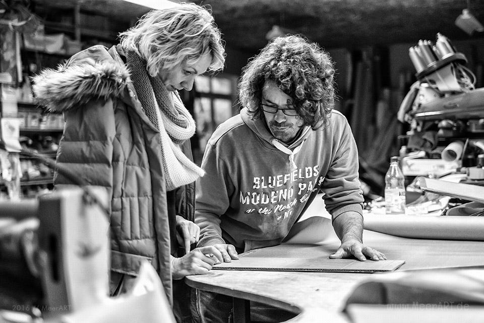 Reportage beim "Sailmaker Larsens" von Lars Miniczinski auf Fehmarn // Foto: MeerART / Ralph Kerpa