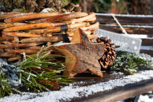 MeerART Dekoideen - Weihnachtliche Dekoration für den Garten // Foto: MeerART / Ralph Kerpa