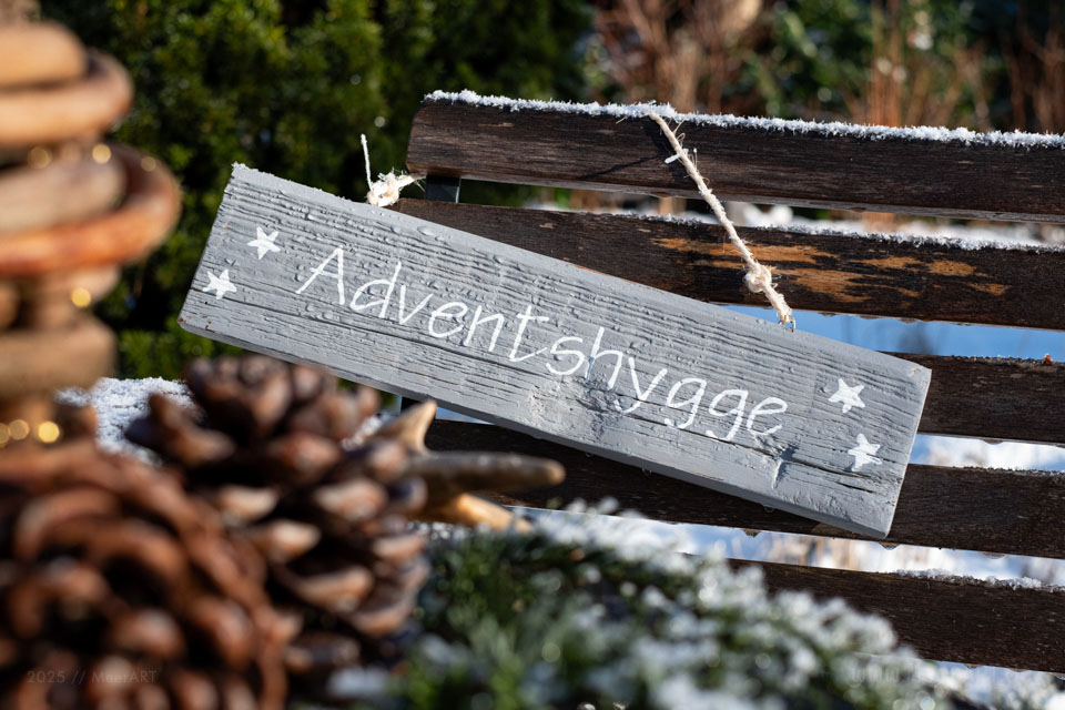 MeerART Dekoideen - Weihnachtliche Dekoration für den Garten // Foto: MeerART / Ralph Kerpa