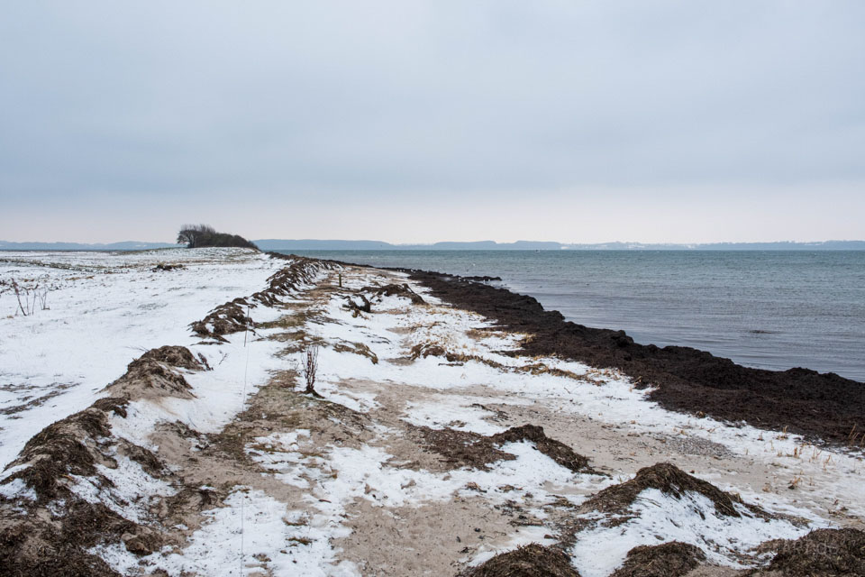 Teilstück des Gendarmstiens am Brunsnæs Strand // Foto: MeerART