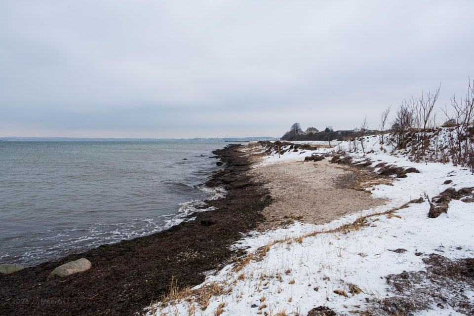 Teilstück des Gendarmstiens am Brunsnæs Strand // Foto: MeerART