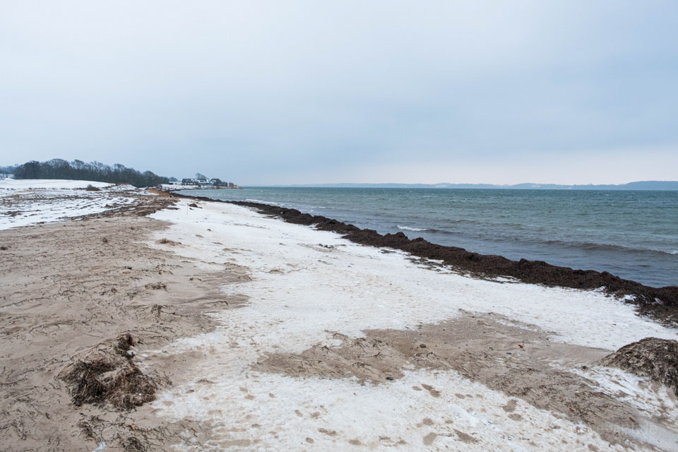 Teilstück des Gendarmstiens am Brunsnæs Strand // Foto: MeerART