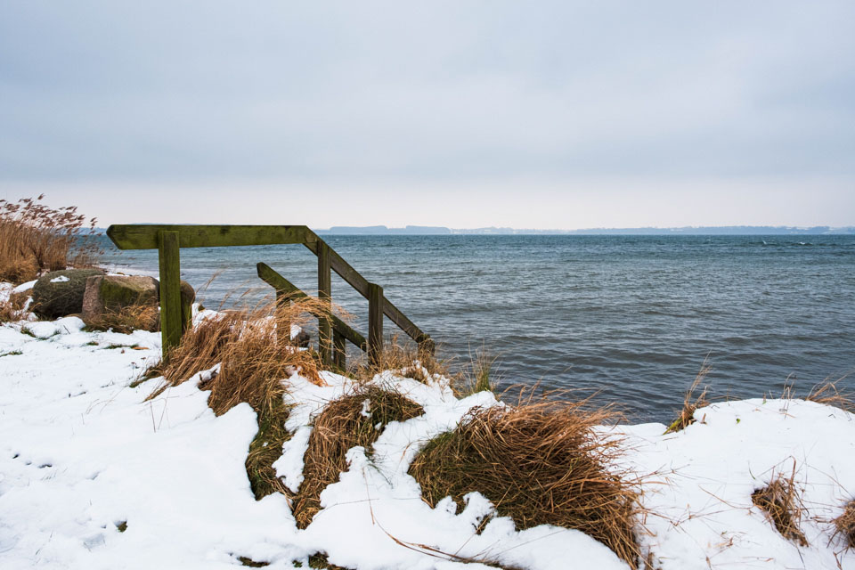 Teilstück des Gendarmstiens am Brunsnæs Strand // Foto: MeerART