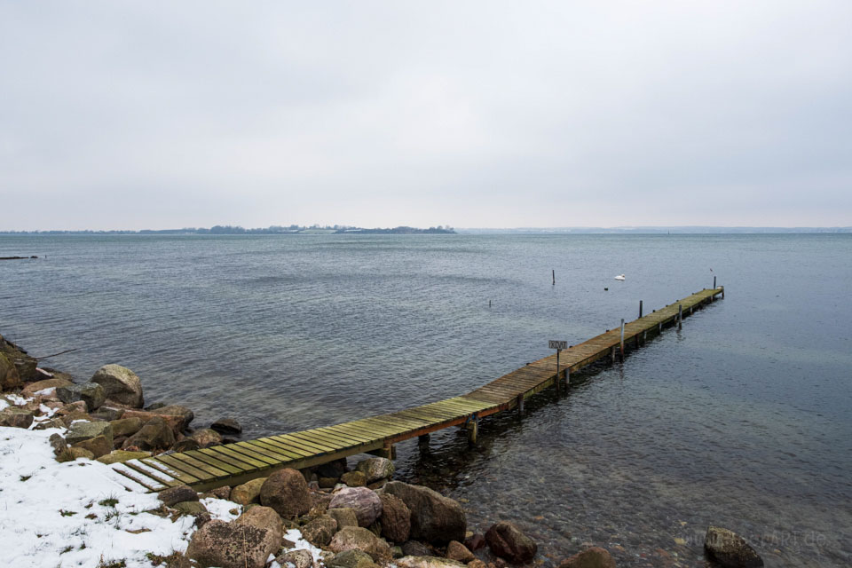 Teilstück des Gendarmstiens am Brunsnæs Strand // Foto: MeerART