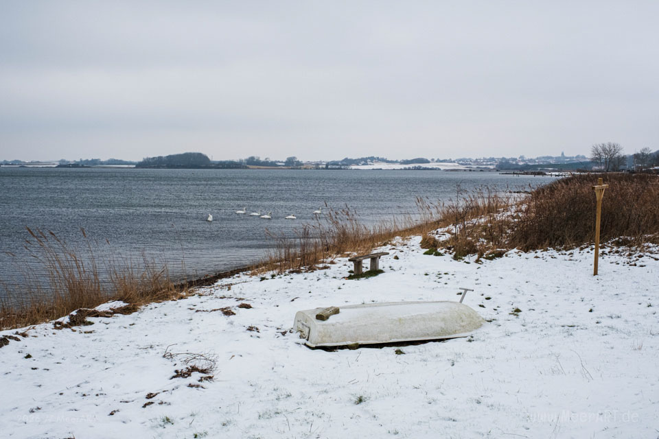 Teilstück des Gendarmstiens am Brunsnæs Strand // Foto: MeerART