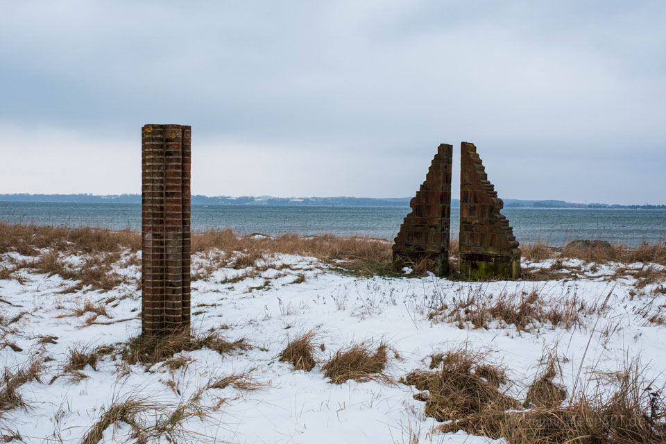 Teilstück des Gendarmstiens am Brunsnæs Strand // Foto: MeerART