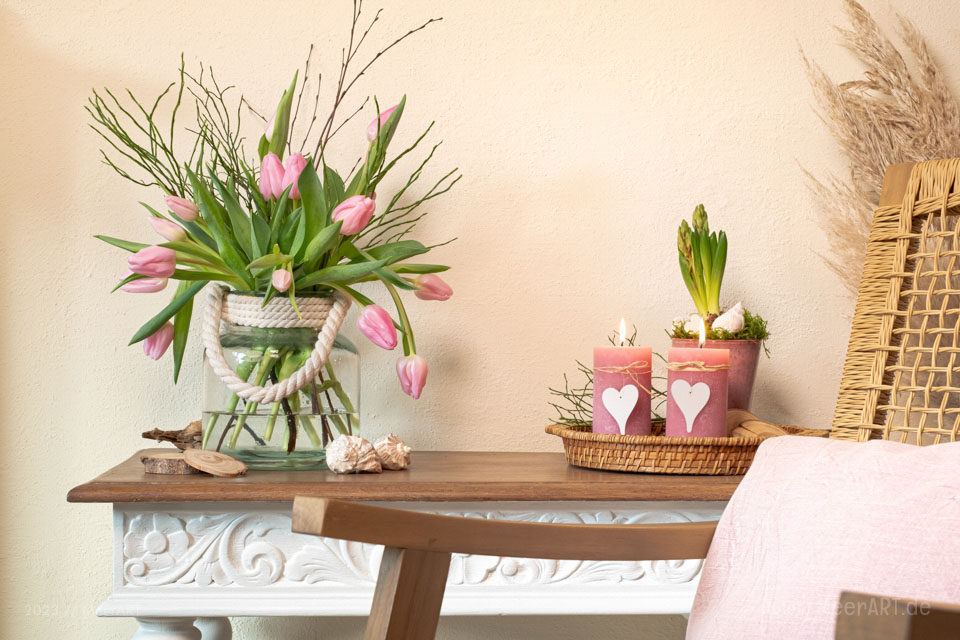 LandGang Fotostrecke - Osterdeko - Der Frühling zieht ein - Heft02/24 // Foto: MeerART / Ralph Kerpa